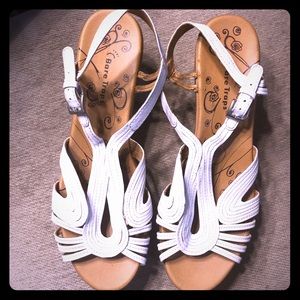 2.5 inch wedge sandals. Good condition